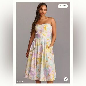 Maeve Sleeveless Sweetheart Corset A-Line Dress